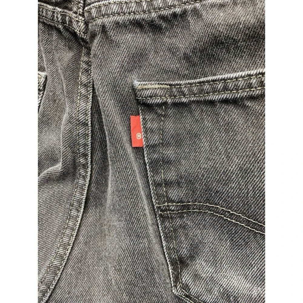 Levi's 501 Mens Denim Jeans Original Fit Button Fly Black 2016 Size 36X32 Read